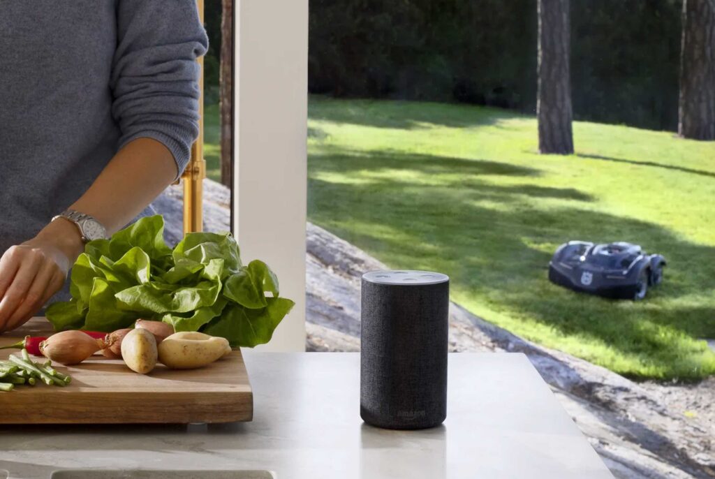 smart-speaker-robotic-lawn-mower